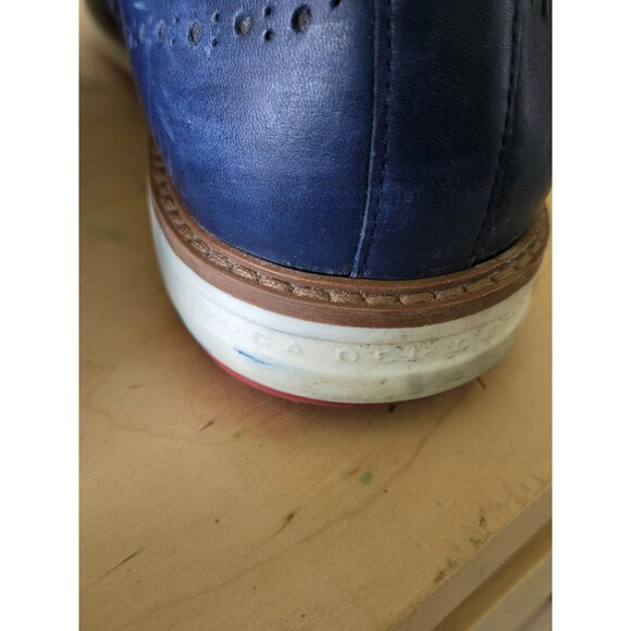 Duca Del Cosma Men’s Churchill Brogue Golf Shoes - Royal Blue - 9 US main image 4
